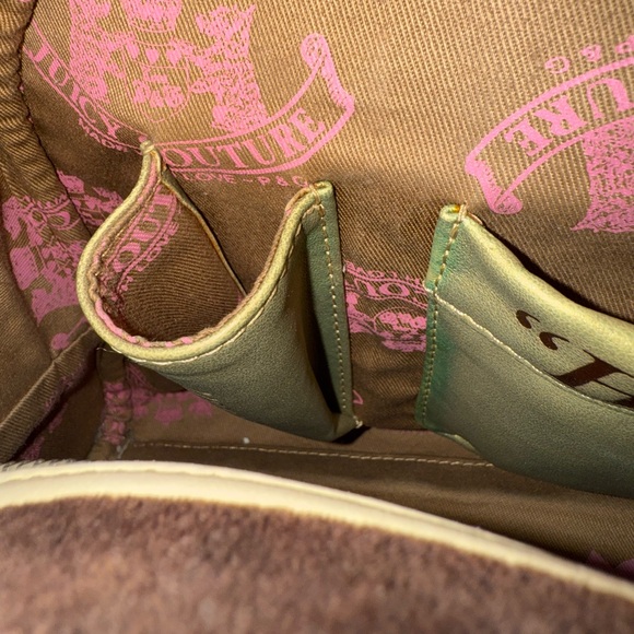 Vintage Juicy Couture Brown and Tan Shoulder Bag - Picture 12 of 13